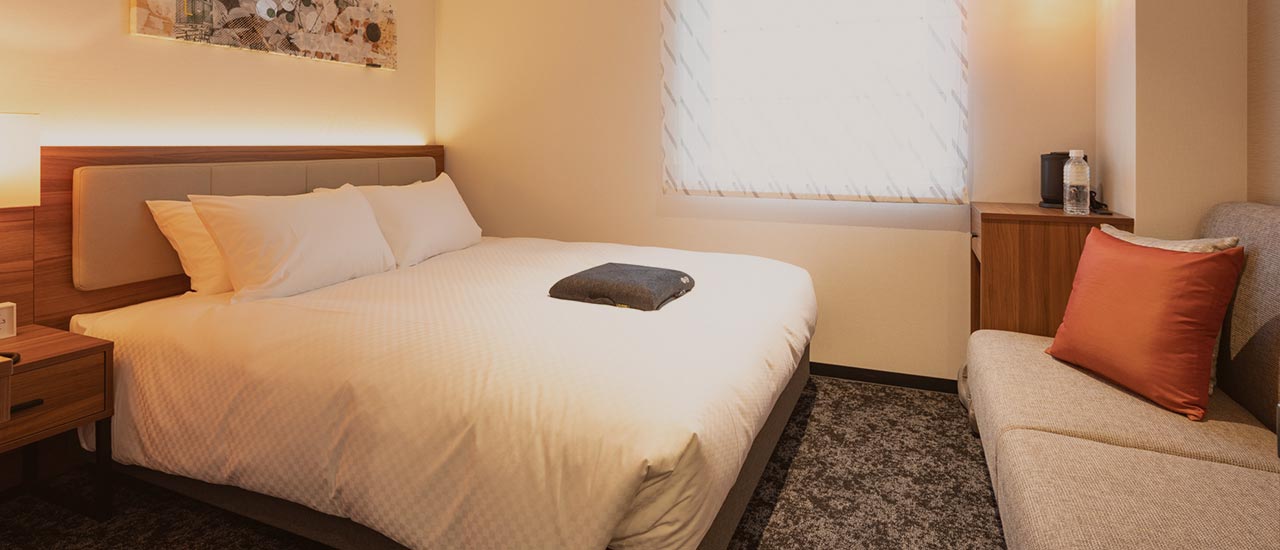Refresh Double room with ReFa FINE BUBBLE PURE showerhead upgrade (2024 refurbishment)