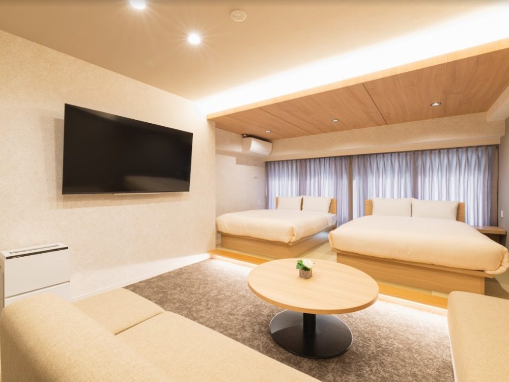 Type C two-bedroom apartment — 57 m² for up to 8 guests