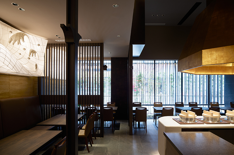 Ono no Hanare Hakata Honten dining room at Mitsui Garden Hotel Fukuoka Nakasu on the 1F