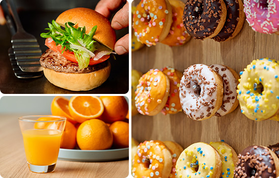 LINK SQUARE breakfast buffet spread — second view showing Japanese station specialties